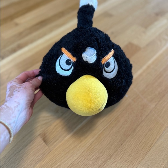 Black and Yellow Bird Plush Toy - Picture 1 of 5